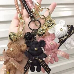 Resin Kuwaii Bear Keychain